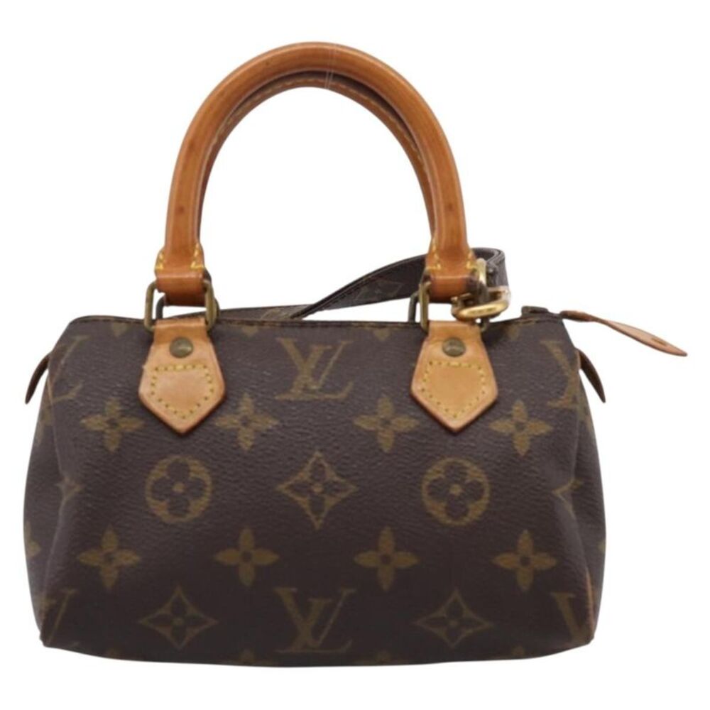 Louis Vuitton Speedy Mini Hl Monogram Canvas Brown Canvas Handbag